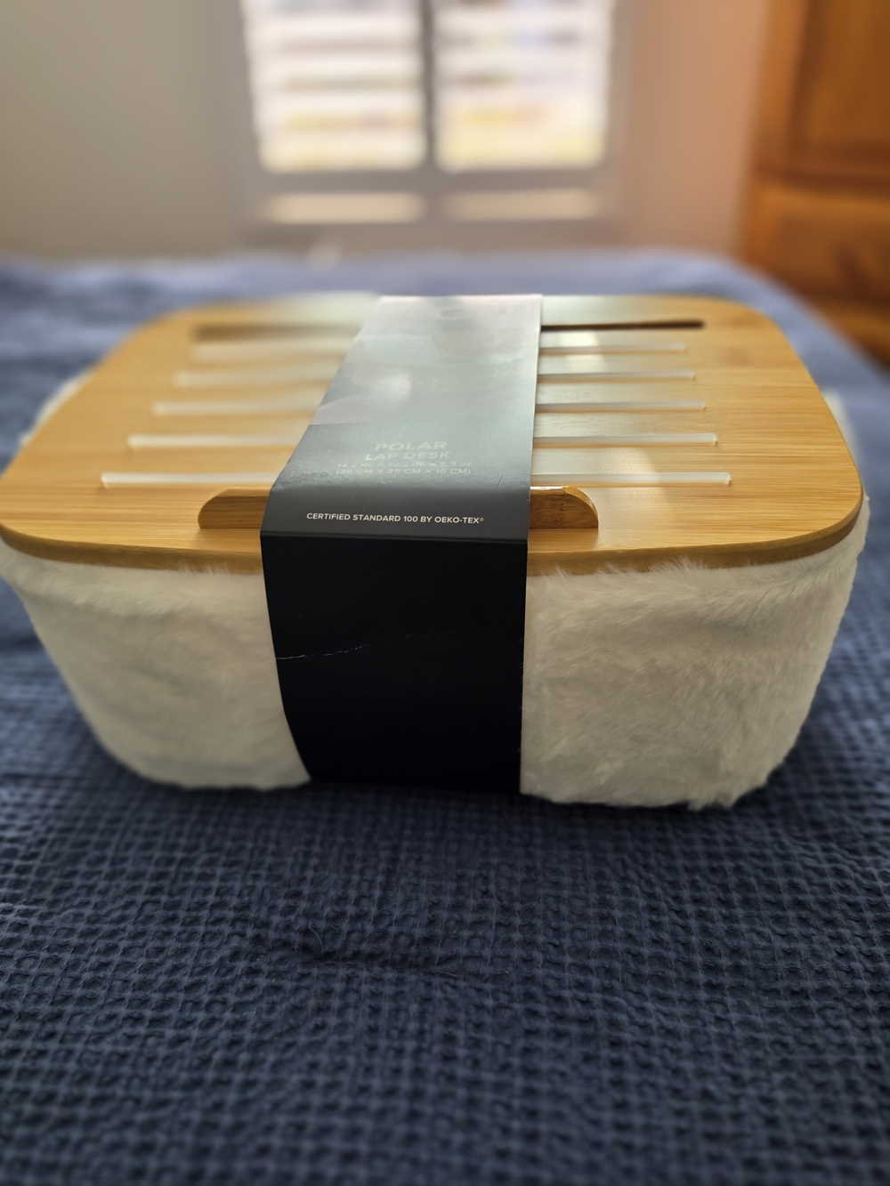 UGG Polar Lap Desk in Tan and Cream - Picture 3 of 9